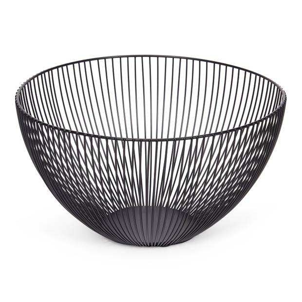 Blokker fruitschaal Zwart Mat Ø25cm