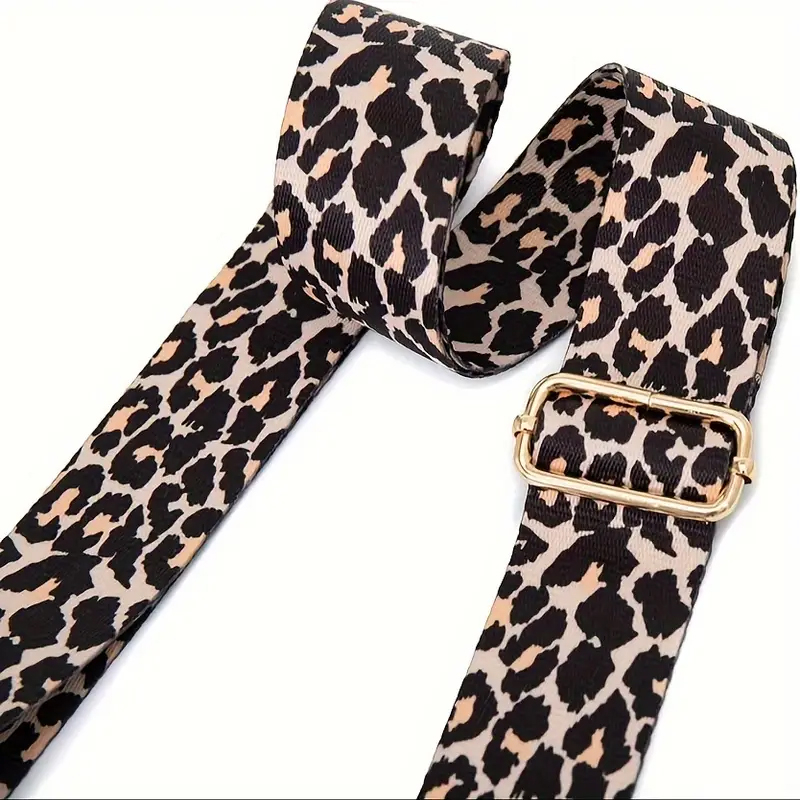 (62-120cm) Ersatz Schultergurt Handtaschen Riemen - Leopard