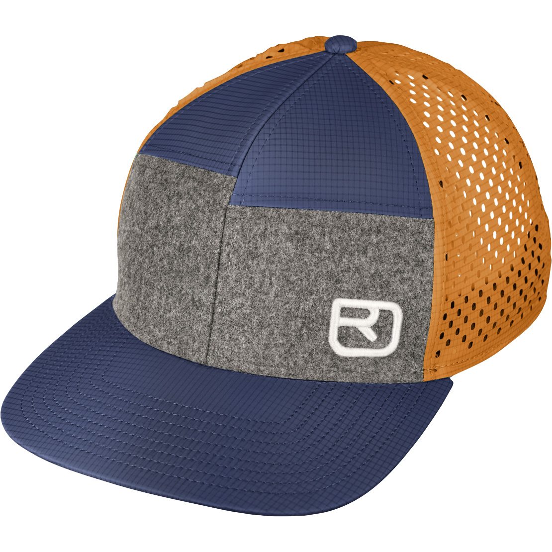 ORTOVOX Logo Air Trucker Cap deep ocean