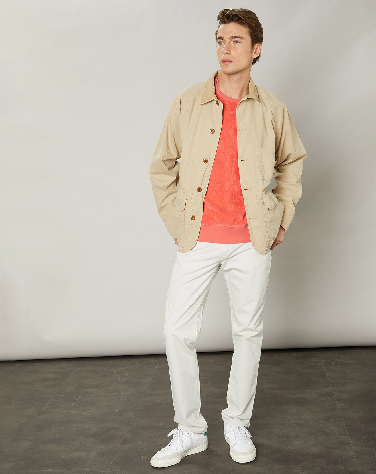 Hartford Veste Barn khaki