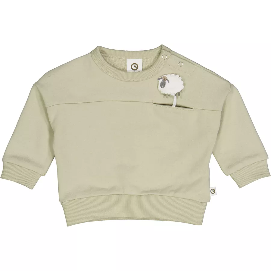 Müsli Babysweatshirt Desertgreen
