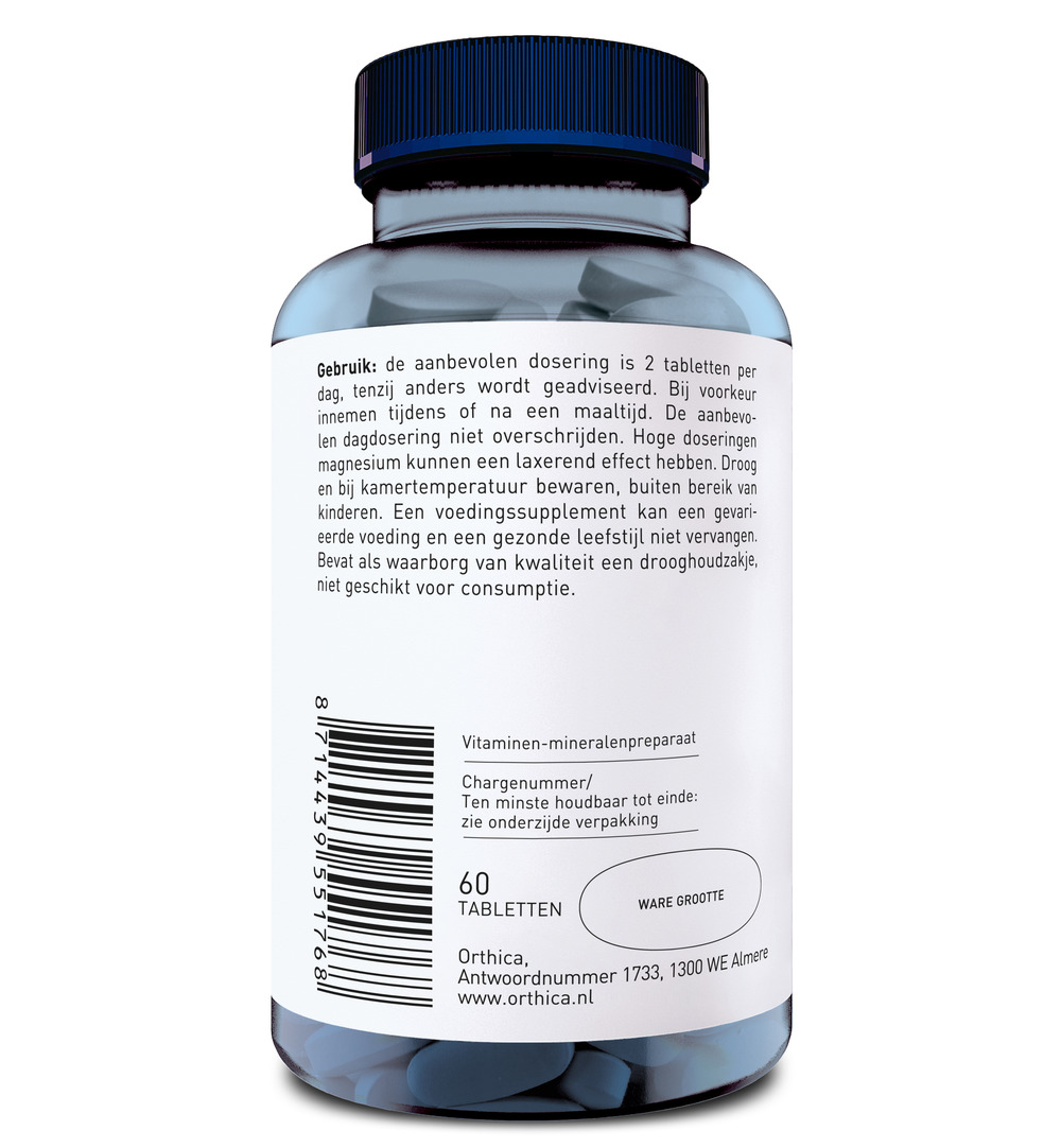 Orthica Cal Citraat + (60 tabletten)