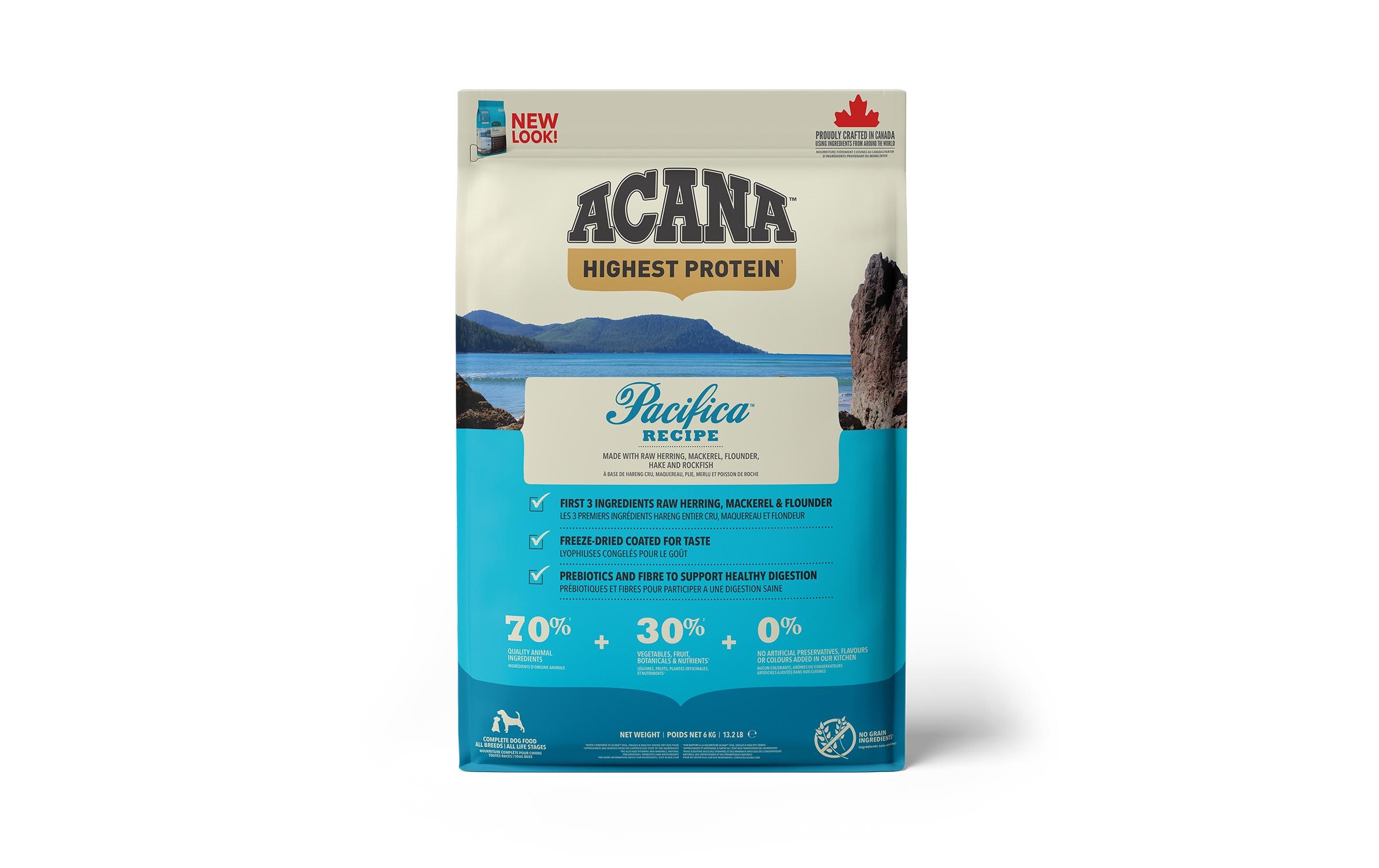 Trockenfutter Regionals Pacifica Recipe, 6 kgTrockenfutter für Hunde aller Rassen und Altersstufen