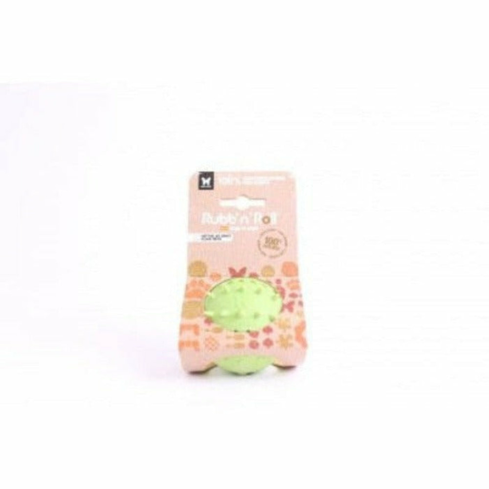 Balle picots pour chiens en caoutchouc naturel pour nettoyage dentaire