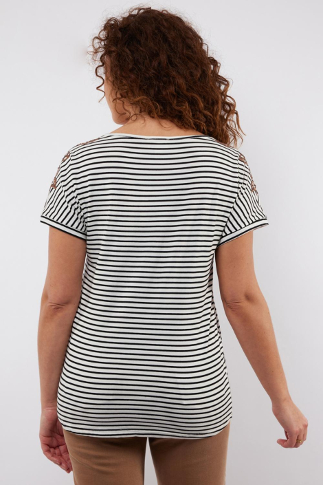 C&S The Label witte dames t-shirt