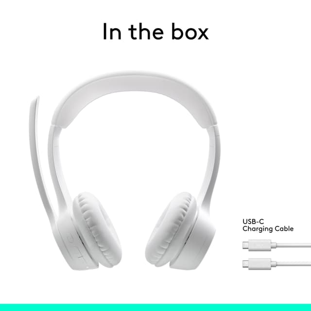 Logitech Zone 300 trådløse høretelefoner (off-white)
