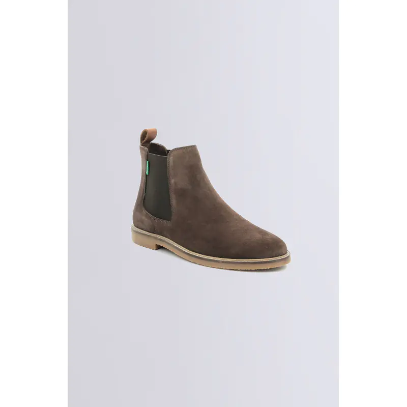 TYGA MARRON FONCE BOOTS Cuir Homme