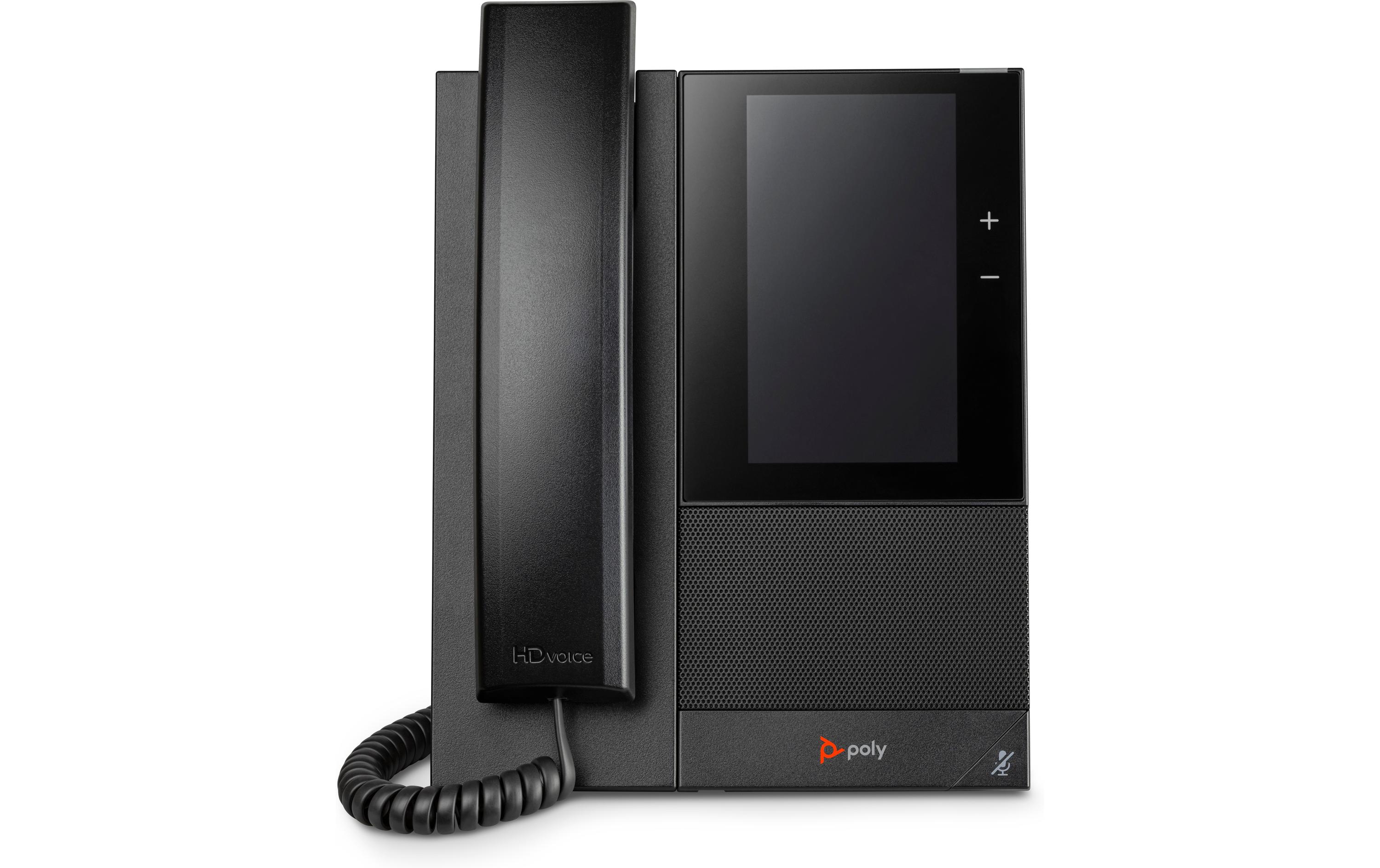 Tischtelefon Poly CCX 505 Microsoft Teams Schwarz<br>Business-Media-Tischtelefon der Mittelklasse mit Farb-Touchscreen