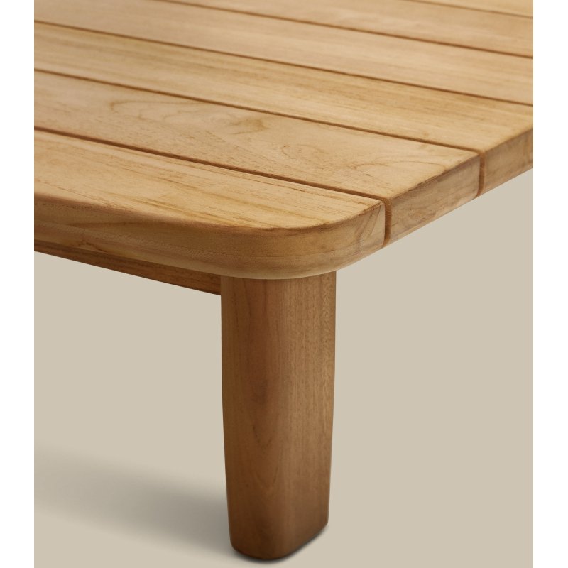 Table basse Tirant en bois de teck 140 x 70 cm