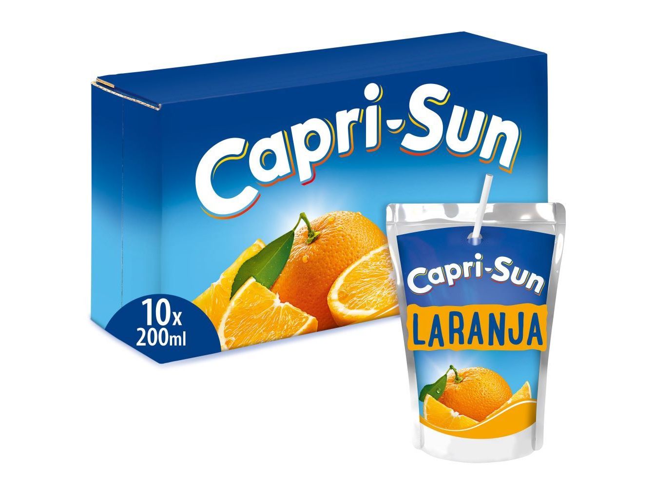 REFRIGERANTE SEM GÁS CAPRI-SUN ORANGE 10X0.20L
