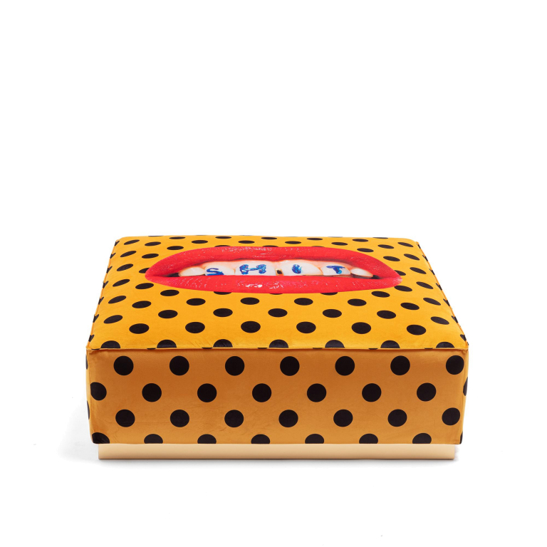 Seletti Toiletpaper poef Lipsticks Black