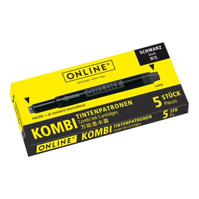 Online Kombi - 5 Cartouches d'encre noir