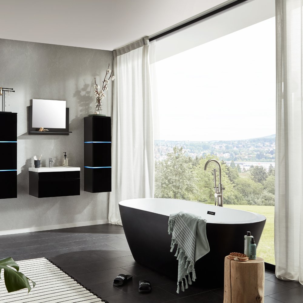 Home Deluxe Badewanne Codo Black