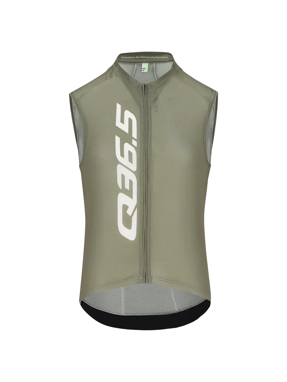 Q36.5 Gregarius Signature Fietsshirt Zonder Mouwen Olijfgroen Heren