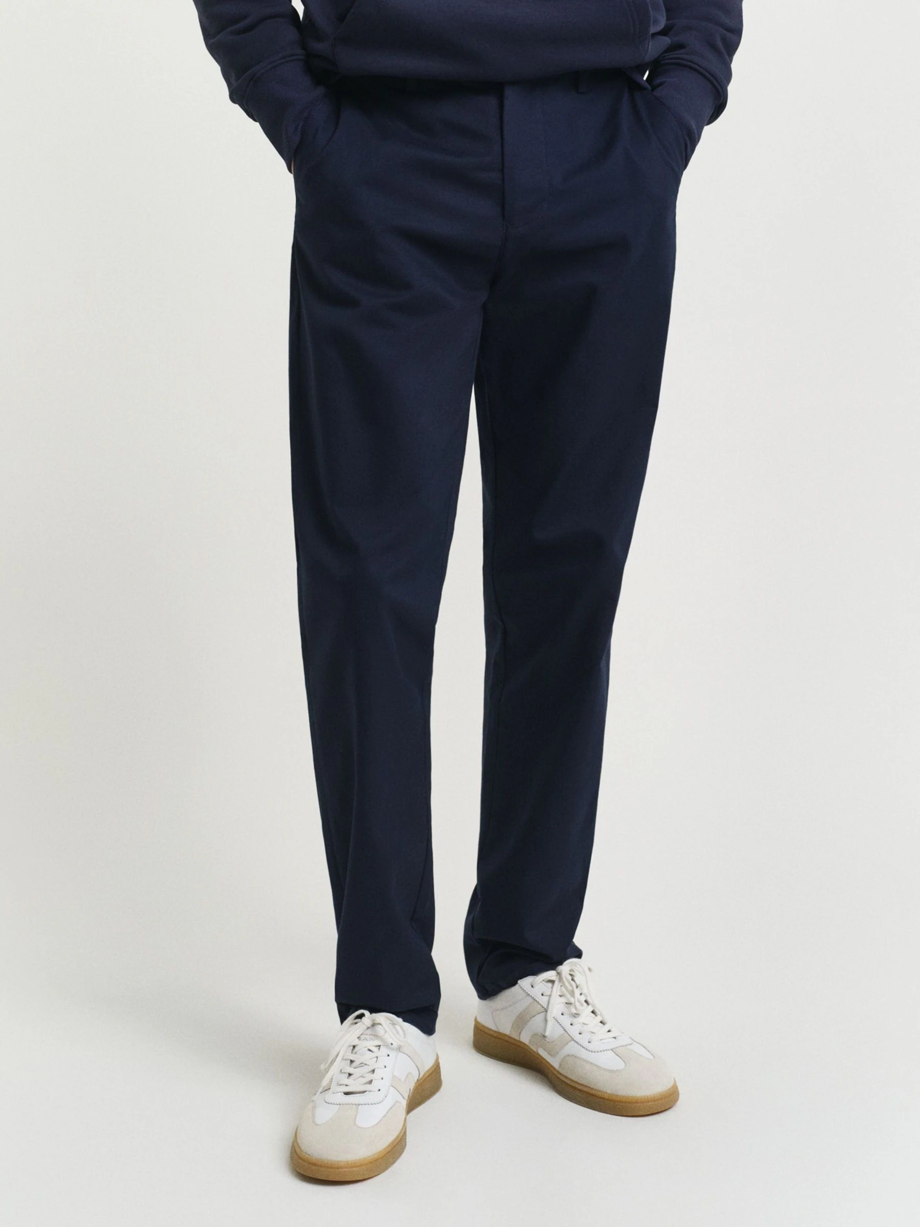 Blauw - GANT Regular Fit Chino Trousers