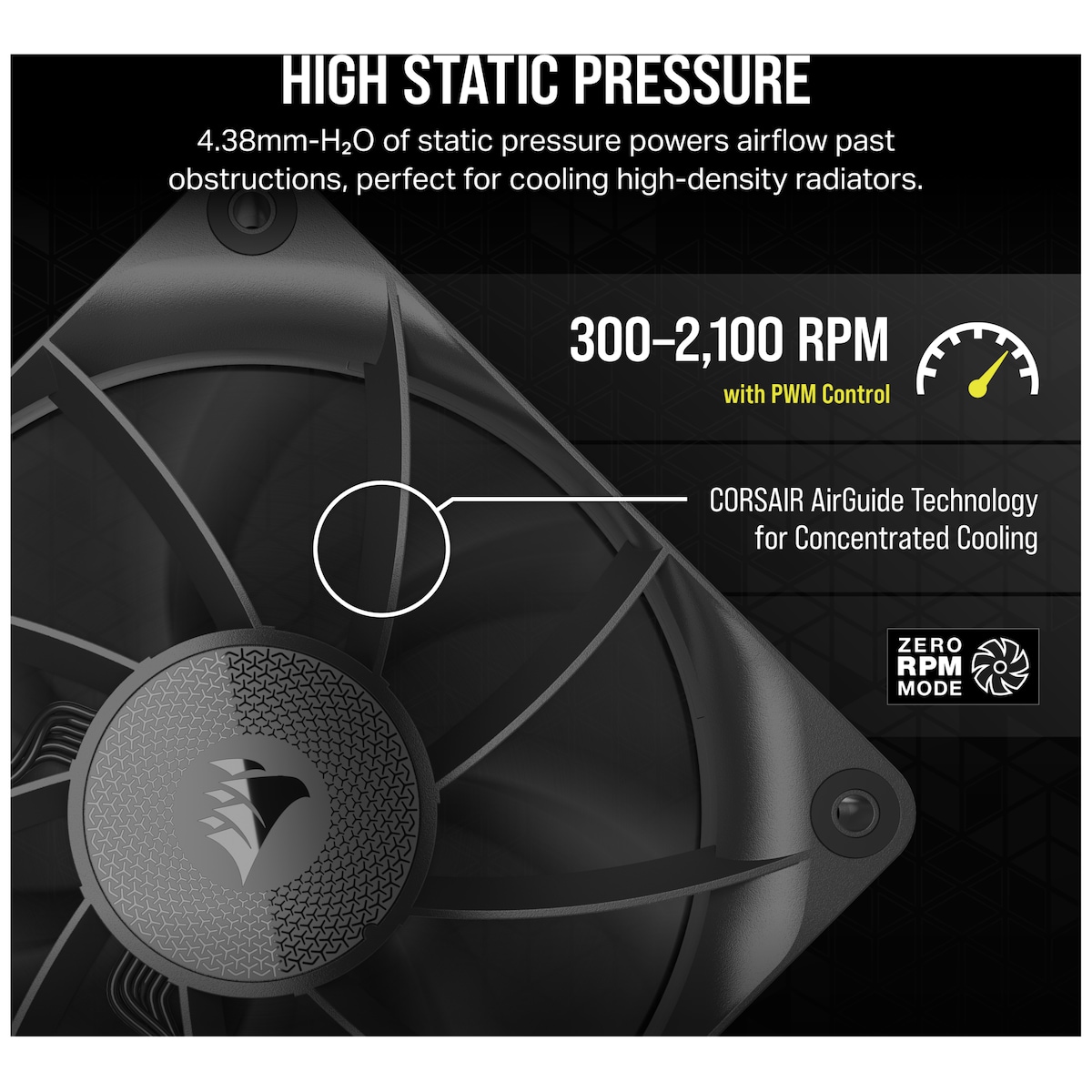 Corsair iCUE LINK RX120 RGB 120mm PWM ekstra vifte