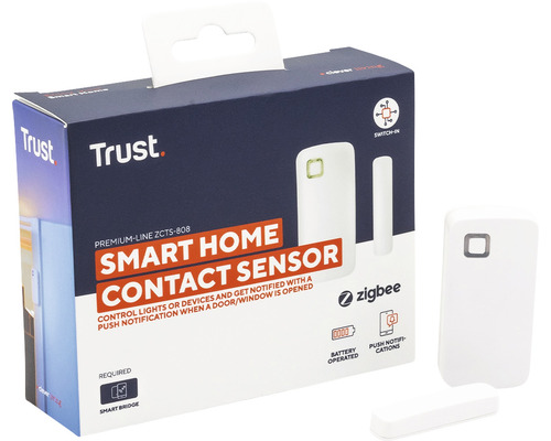 Zigbee Smart Wireless Contact Sensor Trust ZCST-808 - Compatibel met SMART HOME van hornbach