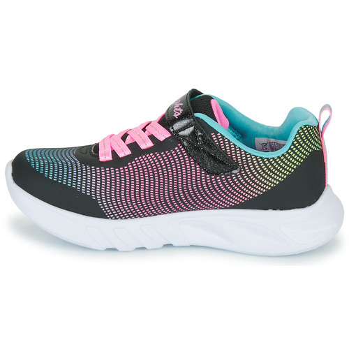 Skechers - FLICKER FLASH - Noir / Rose / Bleu