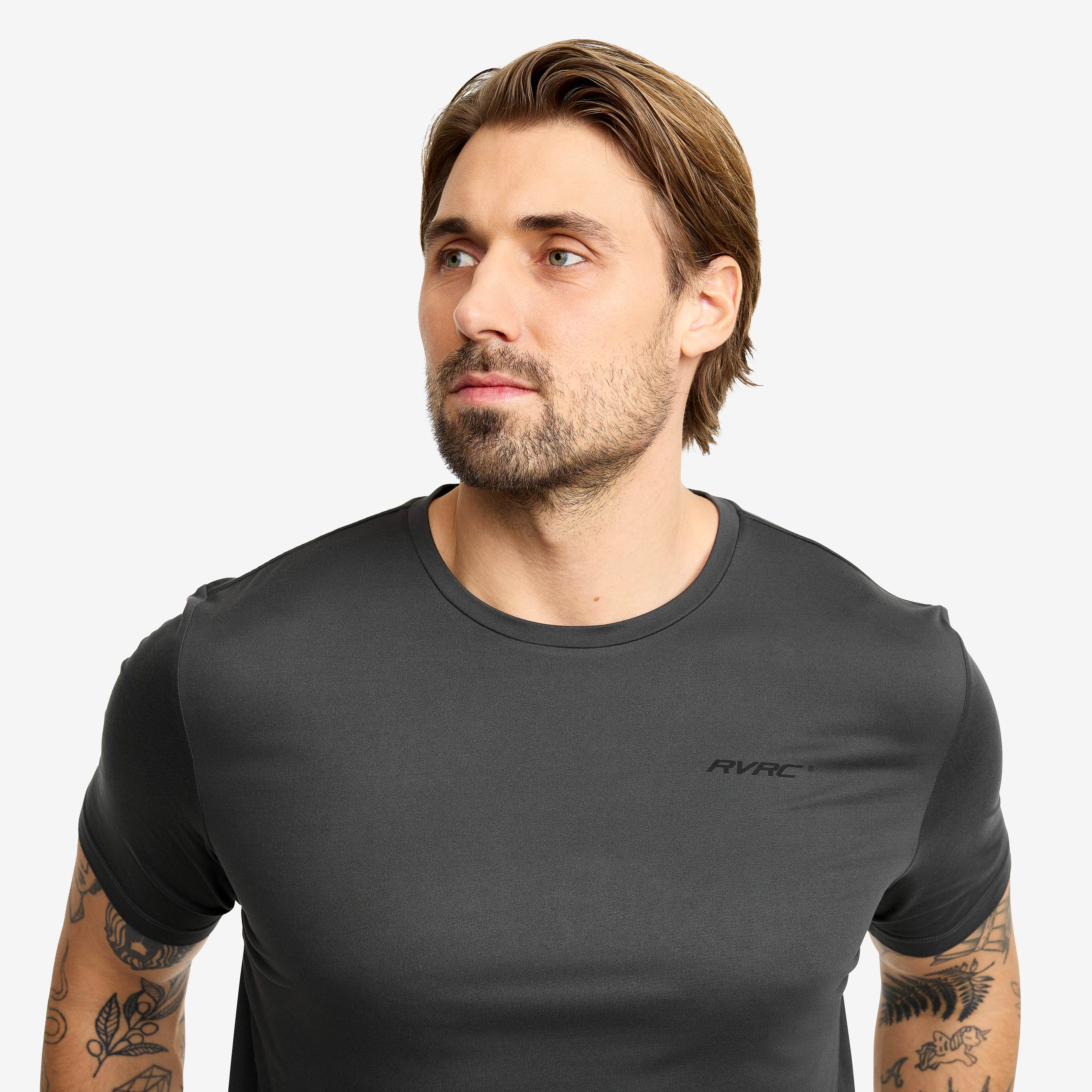 Mission Graphic Logo T-shirt Herre Anthracite