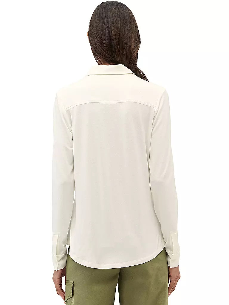 MARC O'POLO Jerseybluse weiss