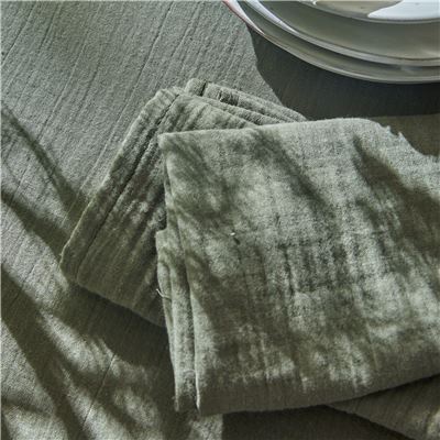 Linge de table en gaze de coton