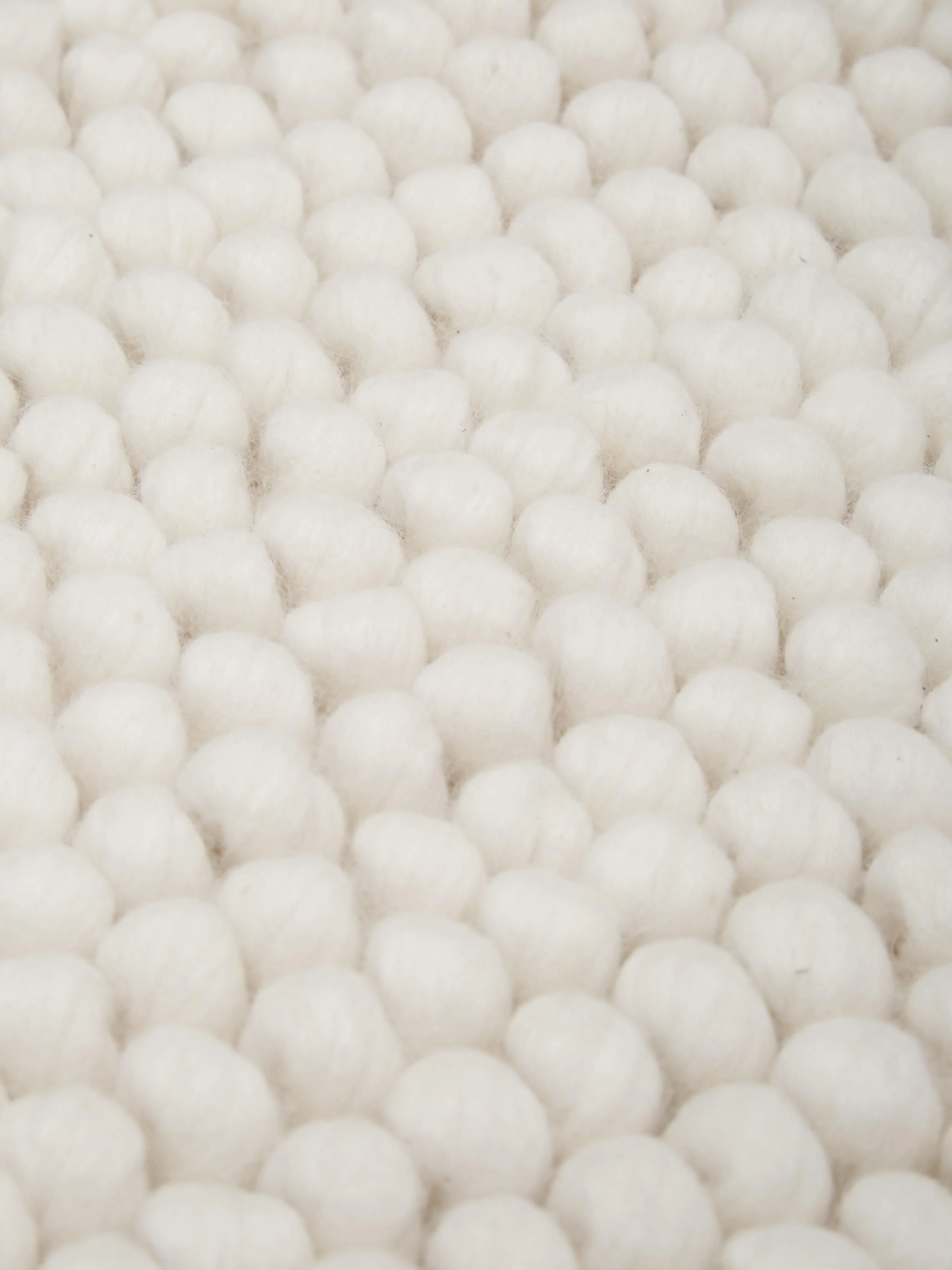 Handgeweven wollen vloerkleed Pebble
