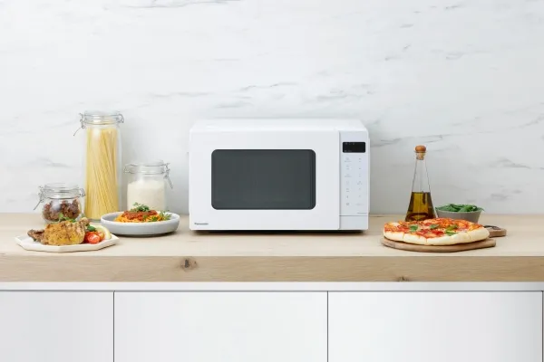 Panasonic NN-K35NWM - Mikrobølgeovn med grill - 24 liter - 900 W - hvid