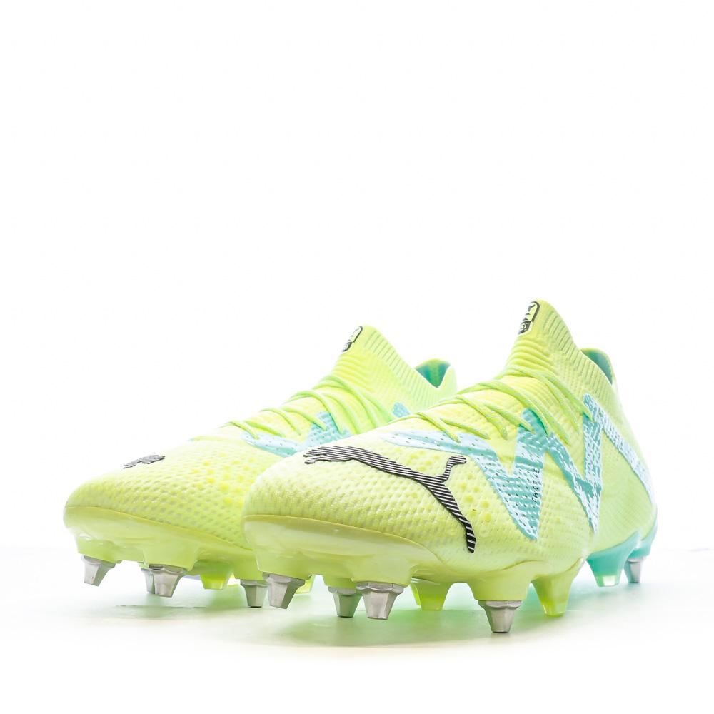 Puma Chaussures de Football Bleu/Jaune Fluo Homme Future Ultimate 107164
