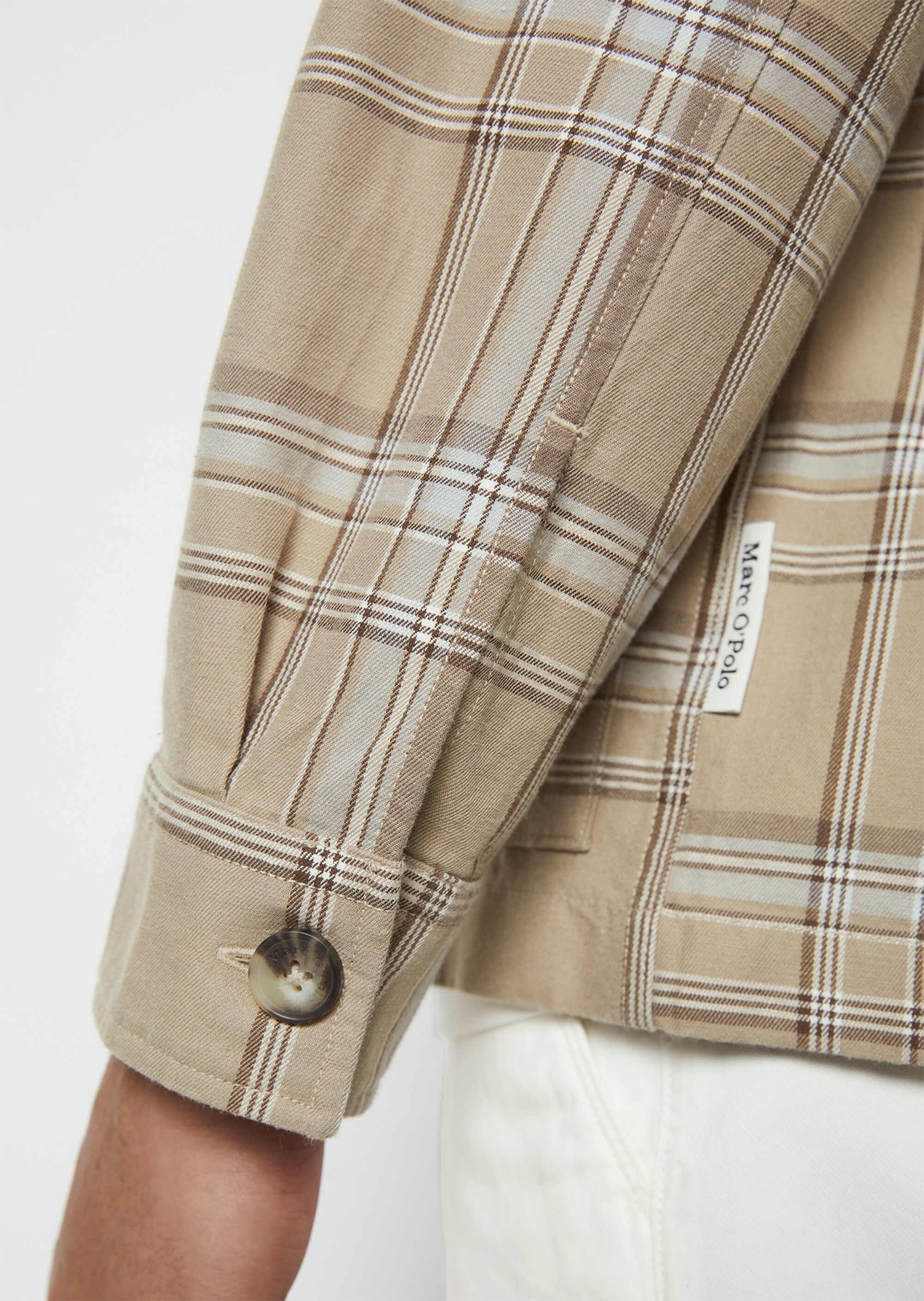 Camp Overshirt aus Bio-Baumwolle und Leinen