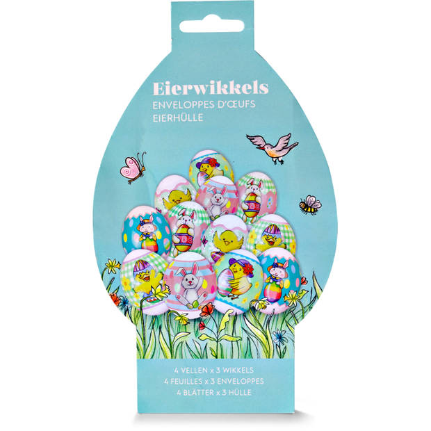 Paas Eierwikkels 12 Stuks