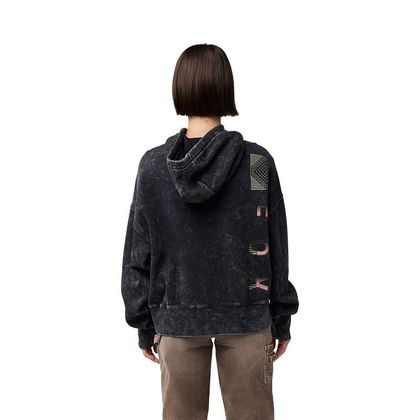 Sweat Fox THROTTLE OVERSIZED FEMME - Noir