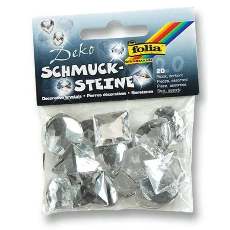 Folia Schmucksteine Maxi Crystal, 20 Stück