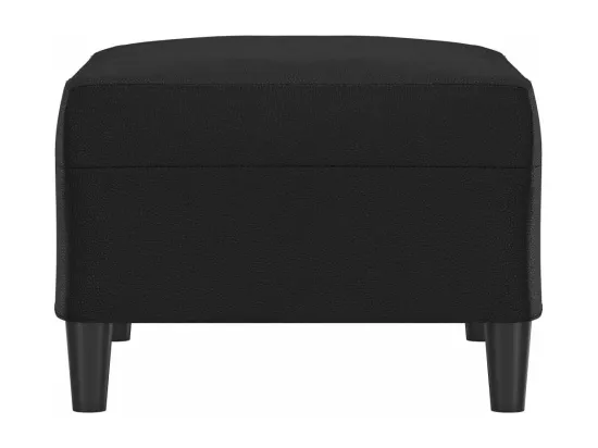 Repose-pied Noir 70x55x41 cm Similicuir