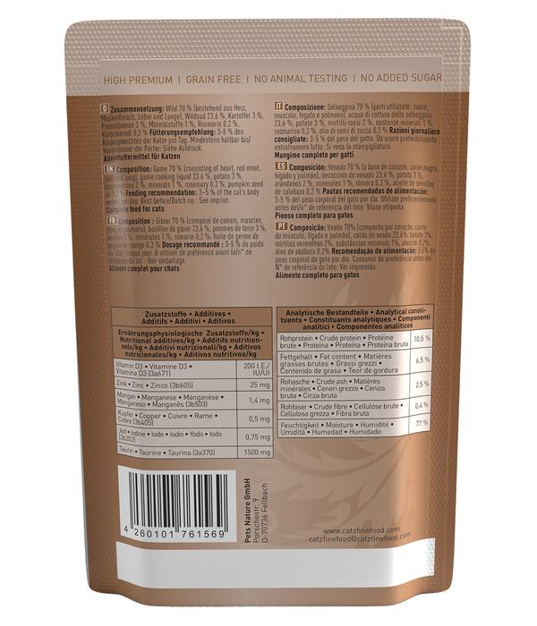 Catz finefood, Nassfutter für Katzen, 16 x 85