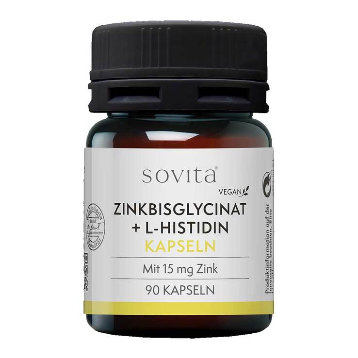 Sovita Zinkbisglycinat + L-Histidin Kapseln, 90 St