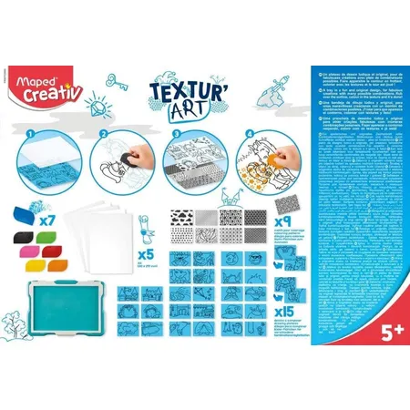 Maped Creativ Puzzle- und Mal-Set TEXTURE ART