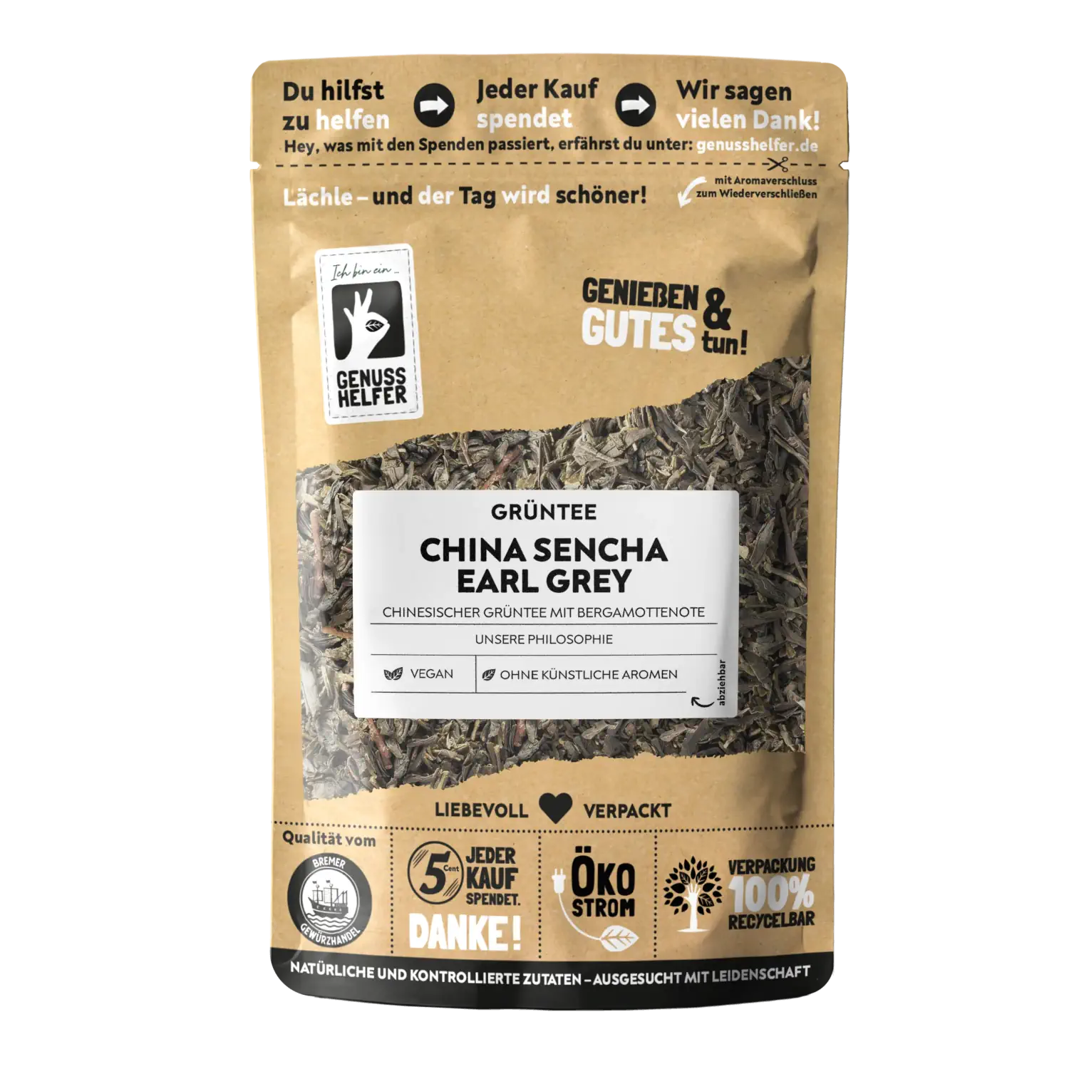 China Sencha Earl Grey, 10er Pack