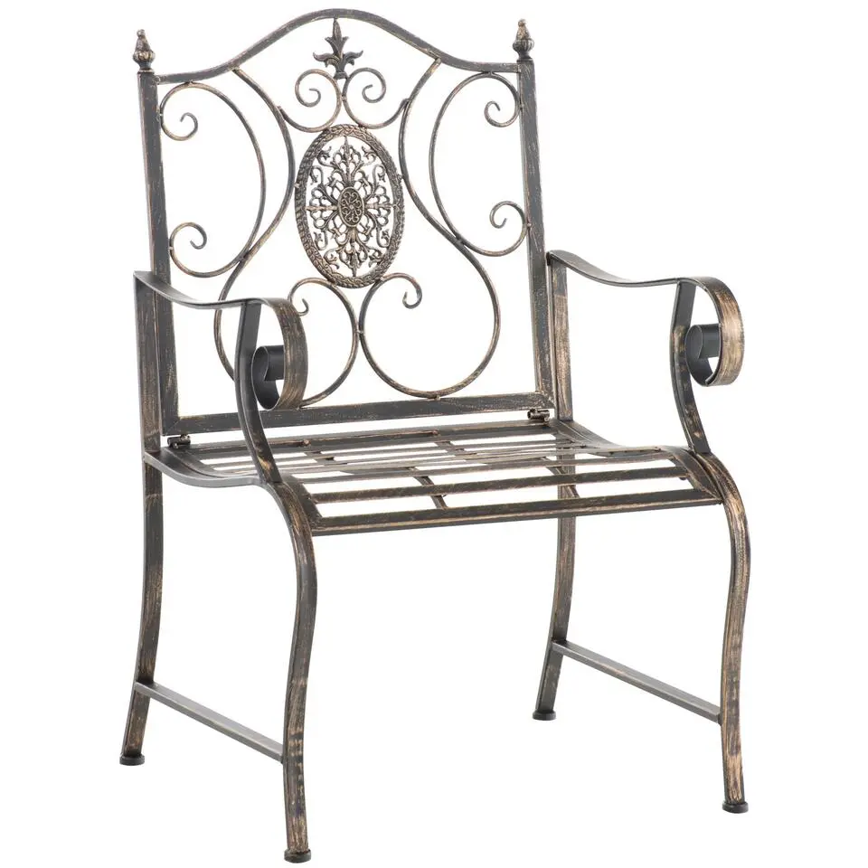 CLP Tuinstoel Punjab Metaal - bronzen