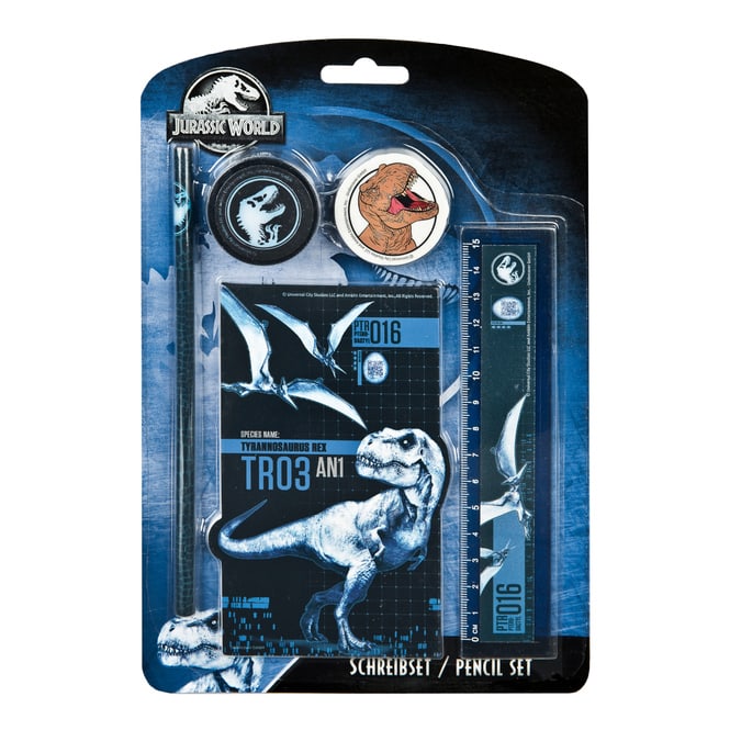 Jurassic World - Schreibset - 5teilig