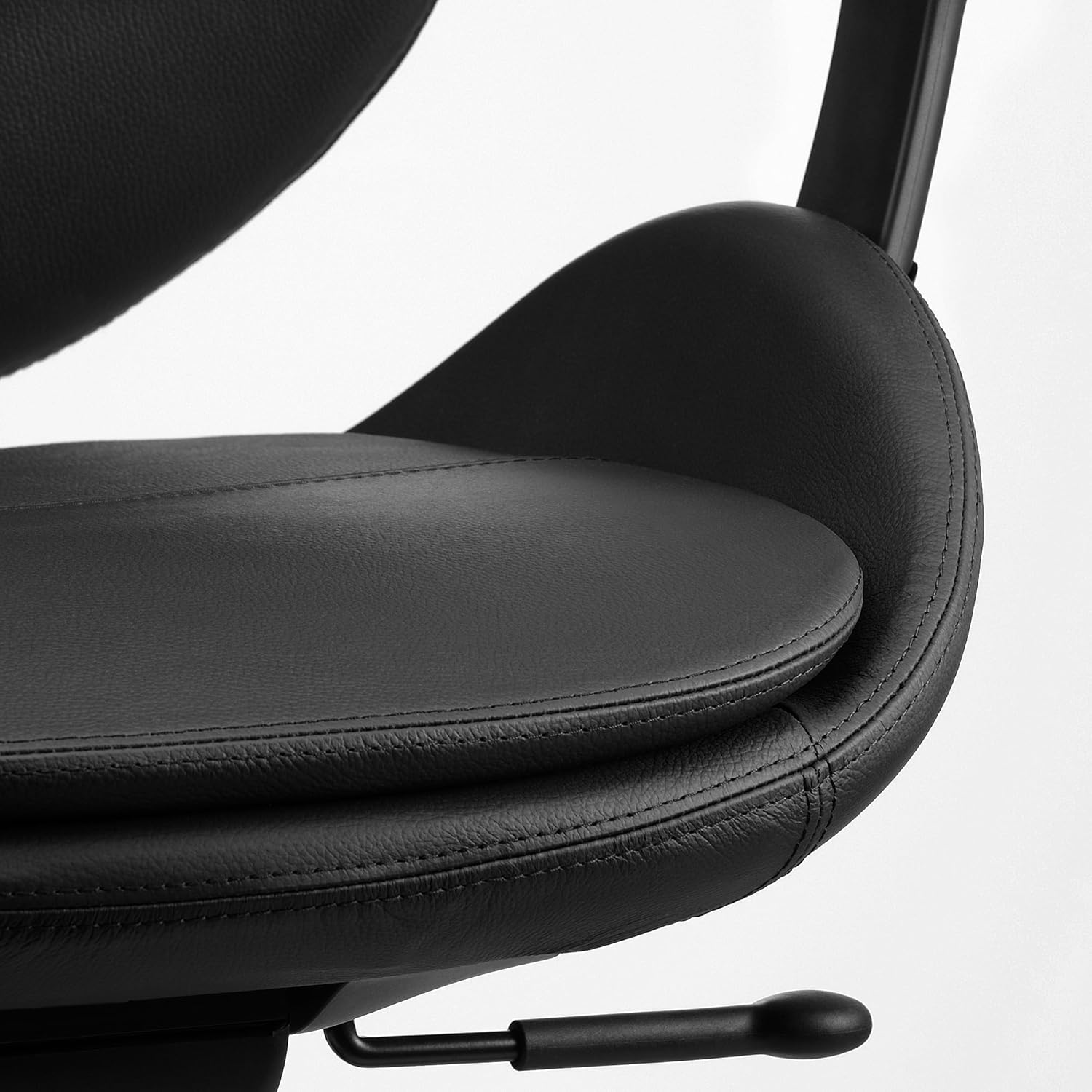 IKEA HATTEFJÄLL Bürostuhl mit Armlehnen, Smidig Schwarz