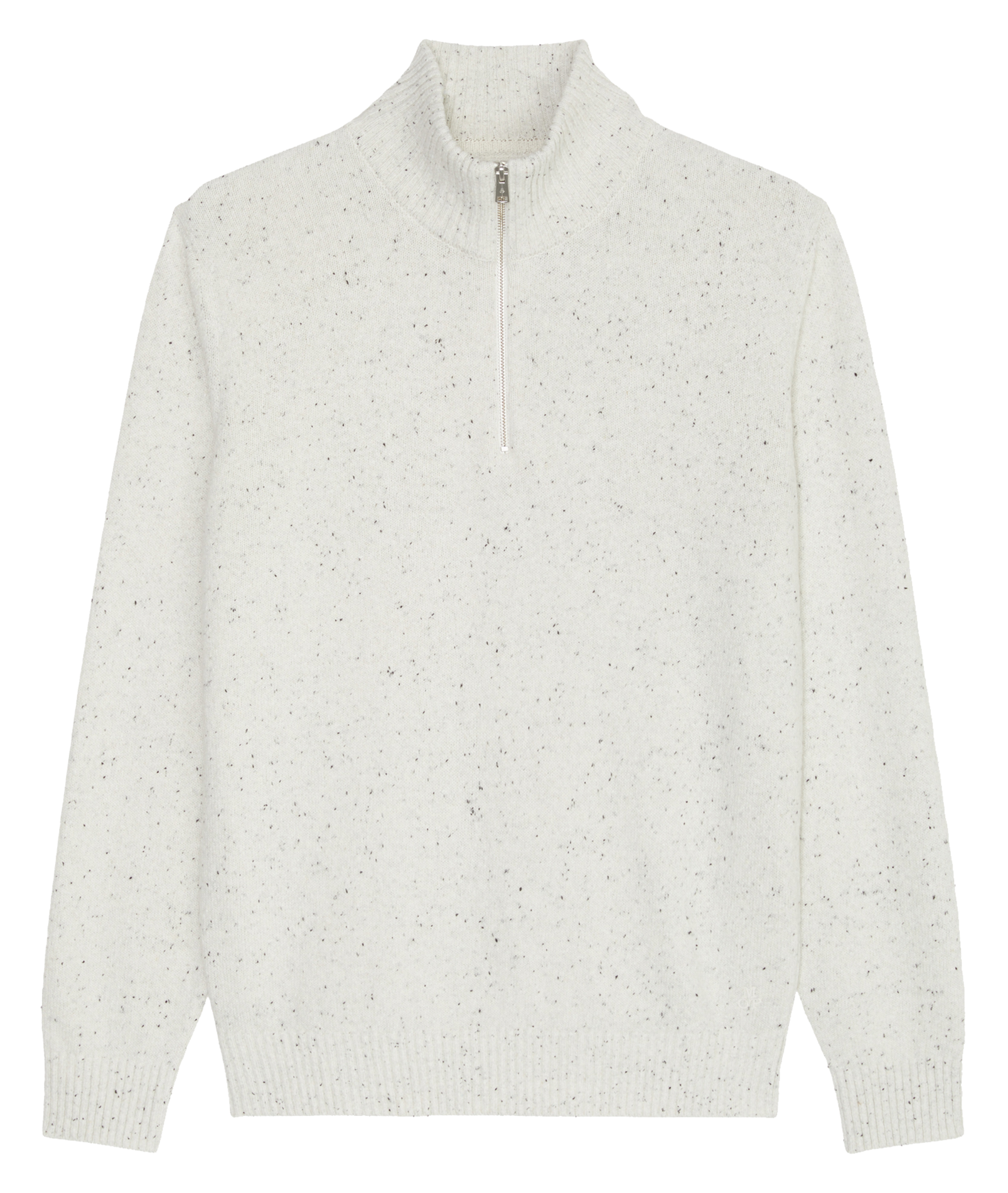 Pull droit en laine mélangée | Blanc