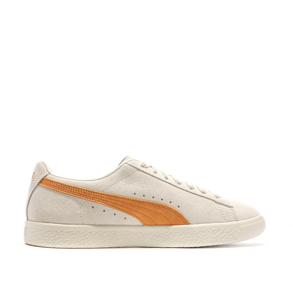Puma Baskets Ecru/Orange Homme Puma Clyde Og