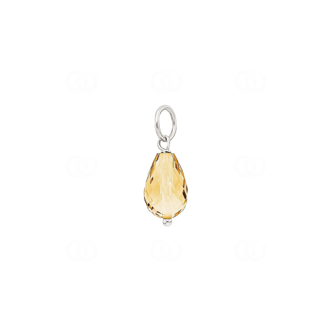 Anhänger 750/18 K Weissgold mit Citrin