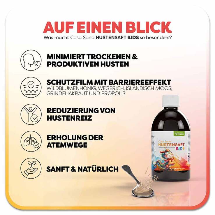 Casa Sana Hustensaft Kids, 200 ml