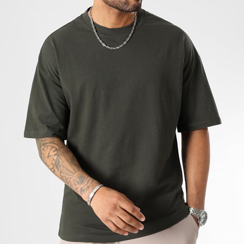Tee Shirt Oversize Large 0106 Vert Kaki