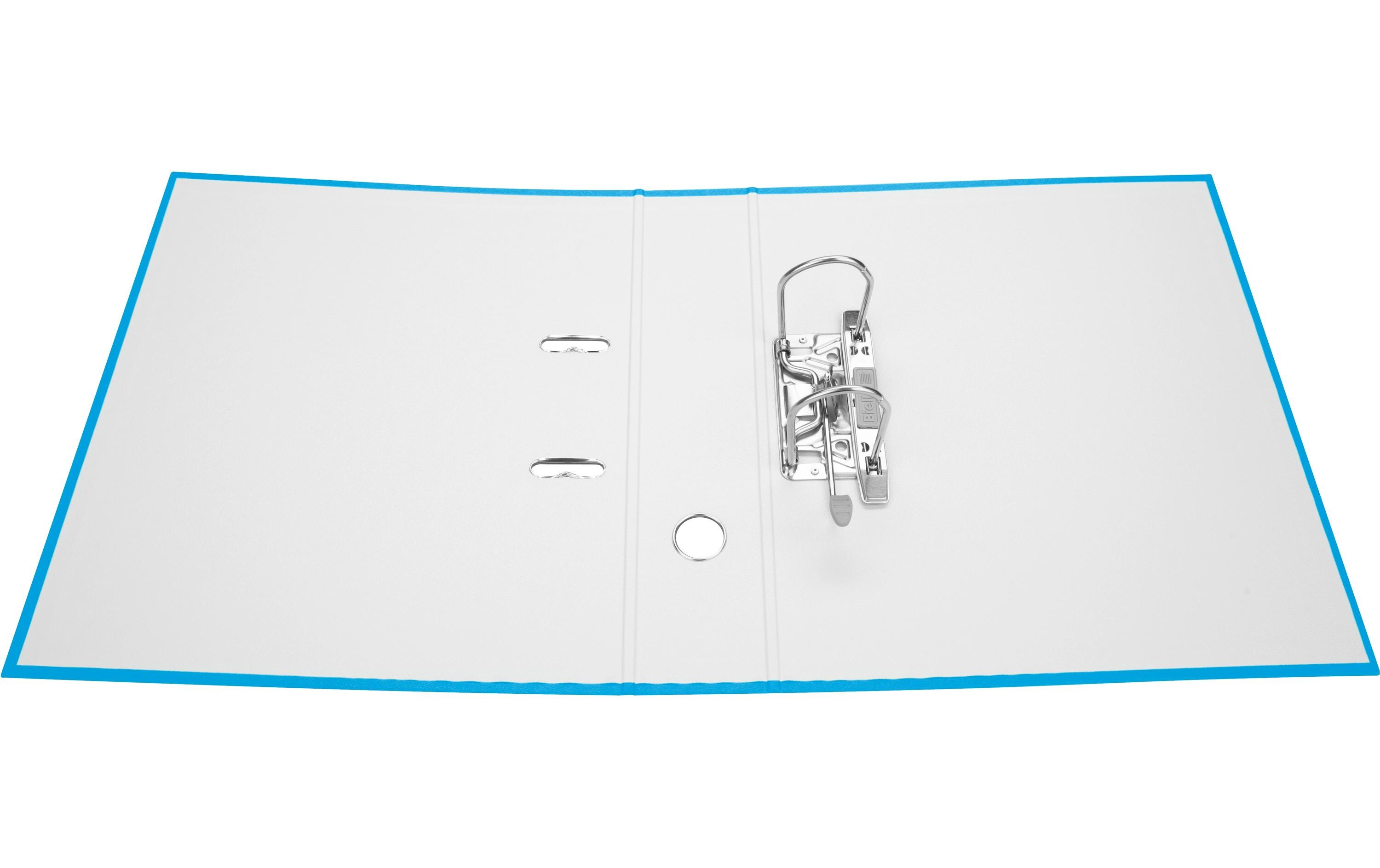 Ordner Plasticolor A4 7 cm, HellblauOrdner mit Strong-Mechanik