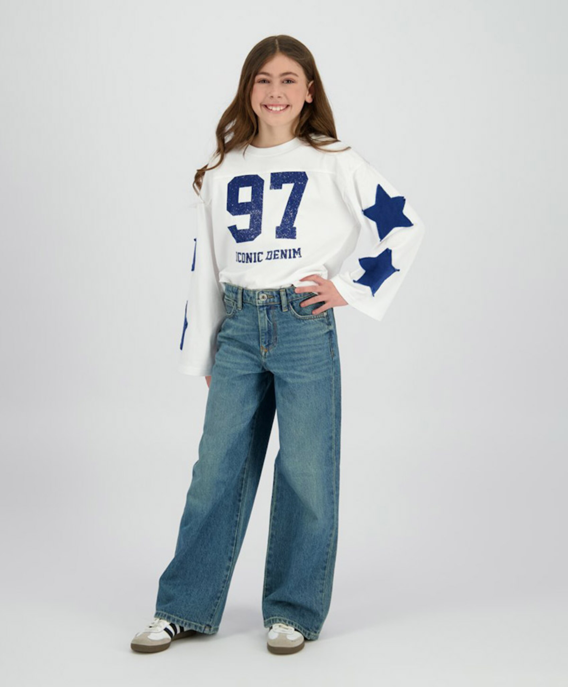 Vingino Cassie meisjes jeans blauw