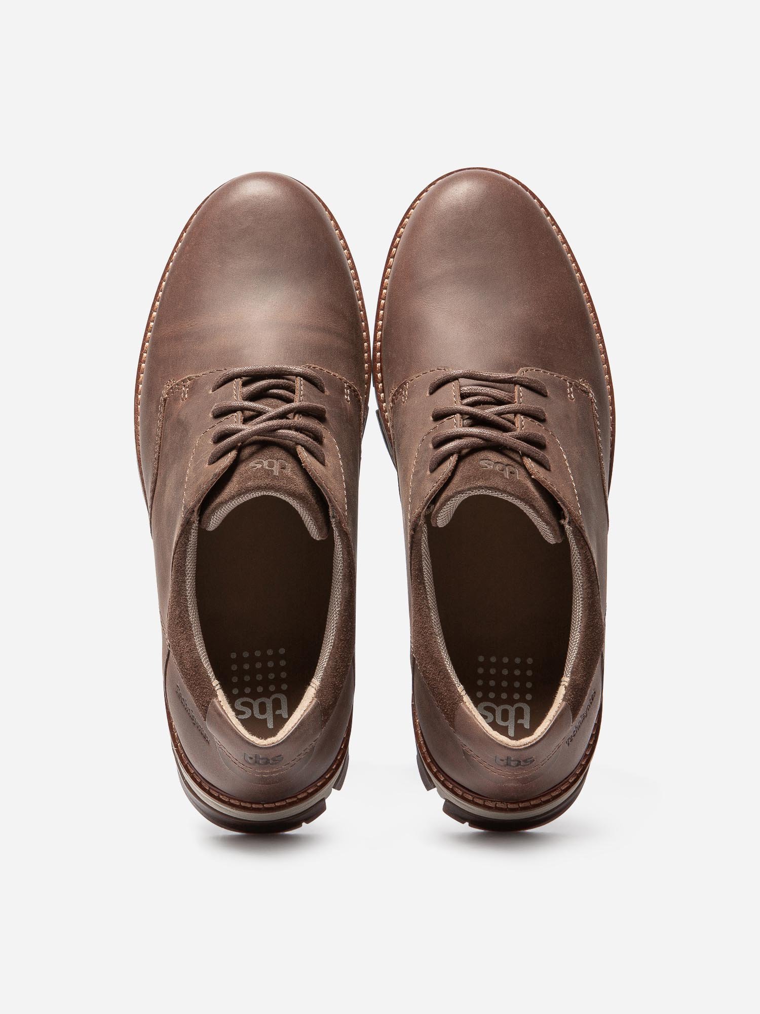 Derbies Homme Confort Purefoam Cuir Marron