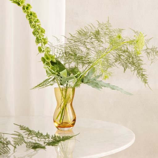 Holmegaard Calabas Vase, Amber