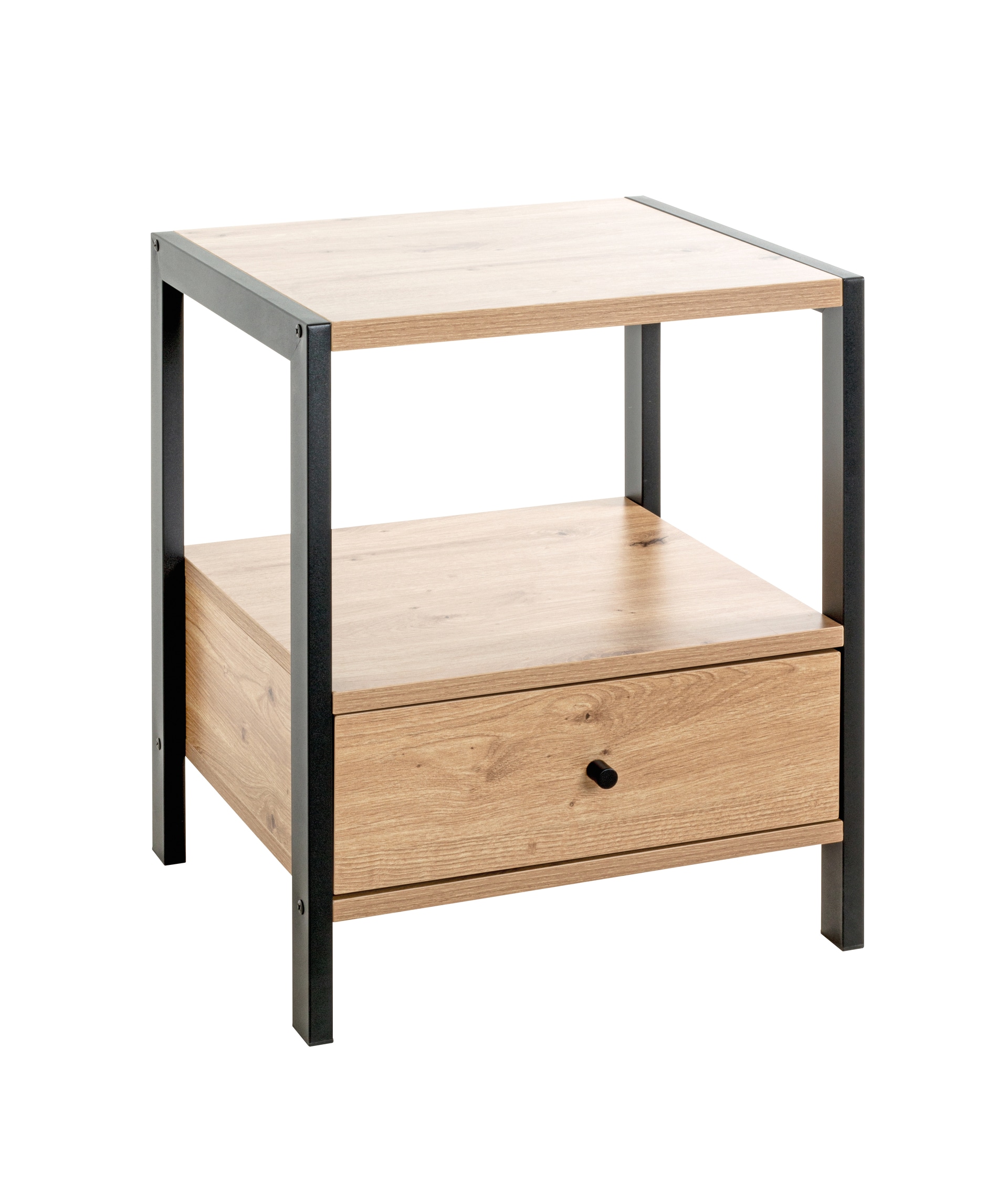 Konsole 48 x 43 cm braun/schwarz